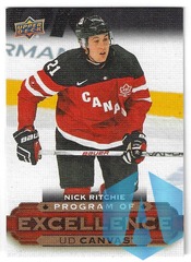 2015-16 Upper Deck Canvas Program Of Excellence Nick Ritchie #C267